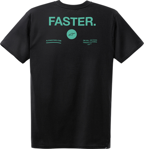 ALPINESTARS Faster T-Shirt - Black - 2XL 1232-72208-102X