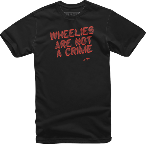 ALPINESTARS Wheelies T-Shirt - Black - XL 1232-72248-10XL