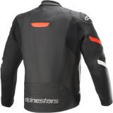 ALPINESTARS Faster v2 Leather Jacket - Black/Red - 54 3103521-1030-54