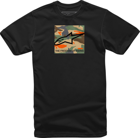 ALPINESTARS Free Camo T-Shirt - Black - Medium 1232-72220-10-M