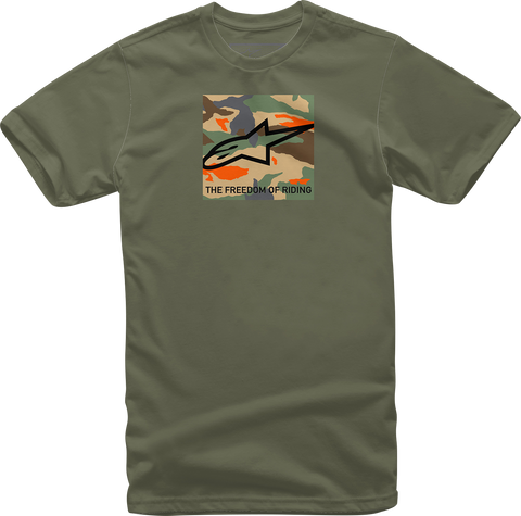 ALPINESTARS Free Camo T-Shirt - Military - 2XL 1232-722206902X