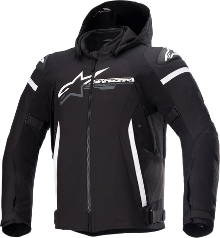 ALPINESTARS Zaca Waterproof Jacket - Black/White - 3XL 3206423-12-3XL