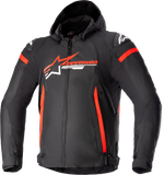 ALPINESTARS Zaca Waterproof Jacket - Black/Red/White - Medium 3206423-1342-M