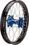 MOOSE RACING SX-1 Complete Wheel - Rear - Black Wheel/Blue Hub - 18"x2.15" - Husqvarna MR-21518-BKBU