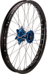 MOOSE RACING SX-1 Complete Wheel - Front - Black Wheel/Blue Hub - 21"x1.60" - Husqvarna MF-16021-BKBU