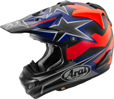ARAI HELMETS VX-Pro4 Helmet - Stars & Stripes - Black Frost - Small 0110-8207