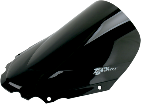 ZERO GRAVITY Double Bubble Windscreen - Dark Smoke - KLR 16-206-19