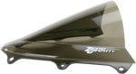 ZERO GRAVITY Double Bubble Windscreen - Smoke - GSXR 6/7 16-114-02