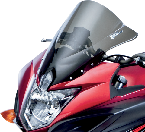 ZERO GRAVITY Double Bubble Windscreen - Smoke - FZ6R 16-523-02