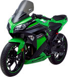 ZERO GRAVITY Sport Winsdscreen - Smoke - Ninja 300 23-282-02