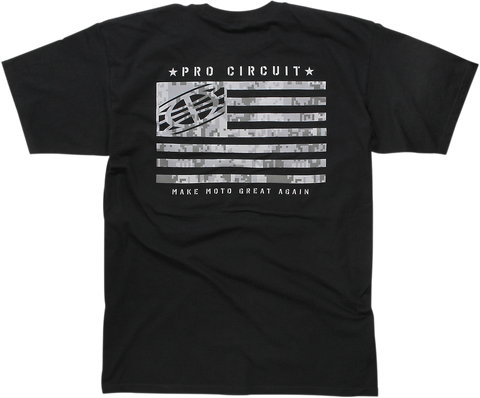 PRO CIRCUIT Flag T-Shirt - Black - 3XL 6411810-60
