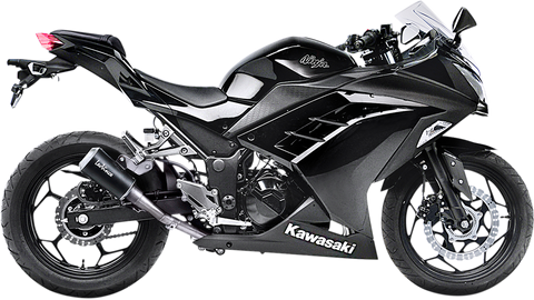 LEOVINCE LV-10 Black Edition Muffler - Ninja 300 15205B