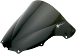 ZERO GRAVITY Double Bubble Windscreen - Dark Smoke - ZX6R/RR 16-245-19