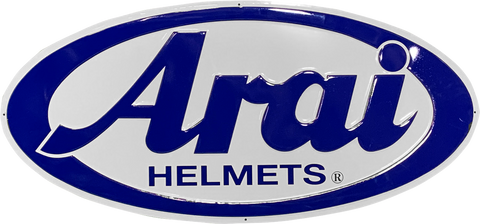 ARAI HELMETS Dealer Sign - Metal 121497