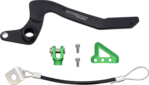 MOOSE RACING Brake Pedal - Green - Kawasaki 82-0344-21-33