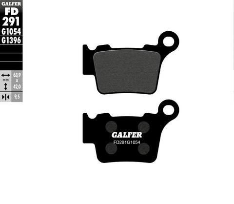 Brake Pads Semi Metallic Fd291g1054