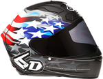 6D HELMETS ATS-1R Helmet - Patriot - Red/White/Blue - Large 30-0697