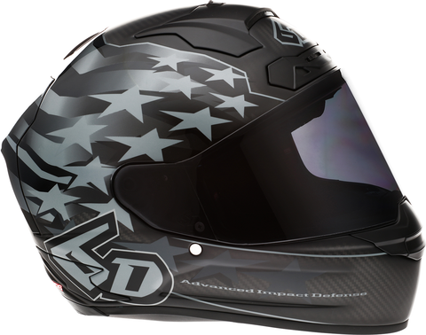 6D HELMETS ATS-1R Helmet - Patriot - Black - Large 30-0607