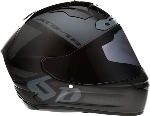 6D HELMETS ATS-1R Helmet - Wyman - Black/Gray - Large 30-0707