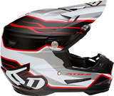 6D HELMETS ATR-2 Helmet - Phase - White/Red - XS 12-2834