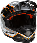 6D HELMETS ATR-2 Helmet - Phase - White/Orange - Large 12-2827