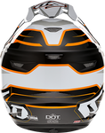 6D HELMETS ATR-2 Helmet - Phase - White/Orange - Large 12-2827