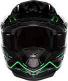 6D HELMETS ATR-2 Helmet - Phase - Black/Green - XS 12-2844