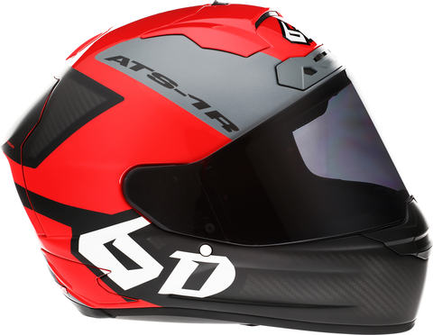 6D HELMETS ATS-1R Helmet - Wyman - Red/Gray - Medium 30-0736