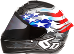 6D HELMETS ATS-1R Helmet - Patriot - Red/White/Blue - Small 30-0695