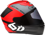 6D HELMETS ATS-1R Helmet - Wyman - Red/Gray - Small 30-0735