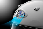 ARAI HELMETS XGF Duct - Front Intake - Diamond White 102005