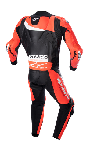 ALPINESTARS GP Plus v4 Leather Suit - Black/Red Fluo/White - US 44 / EU 54 3150523132154