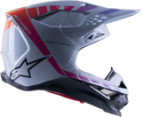 ALPINESTARS Supertech M10 Helmet - Daytona - MIPS - Haze Gray/Orange Fluo/Rhodamine - Small 8302423-9243-SM