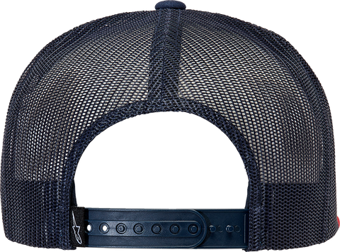 ALPINESTARS Corp Trucker Hat - Navy/Red - One Size 1025810037030OS