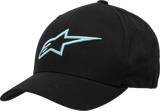 ALPINESTARS Ageless Curve Hat - Black/Light Aqua - L/XL 1017810101177LX