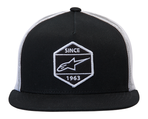 ALPINESTARS Bolt Trucker Hat - Black/White - One Size 1213810141020OS