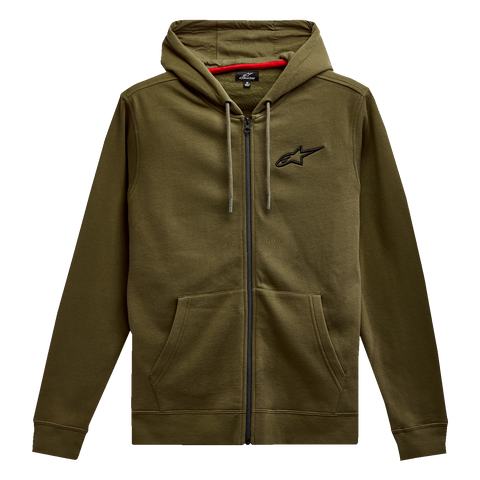 ALPINESTARS Ageless Zip Hoodie - Military/Black - Large 1212536006910L