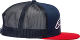 ALPINESTARS Corp Trucker Hat - Navy/Red - One Size 1025810037030OS
