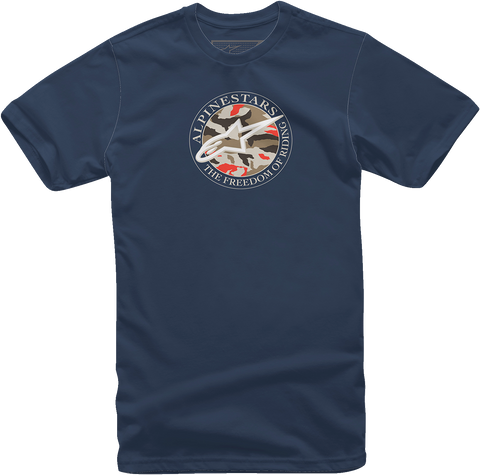 ALPINESTARS Dot Camo T-Shirt - Navy - Medium 12137266070M