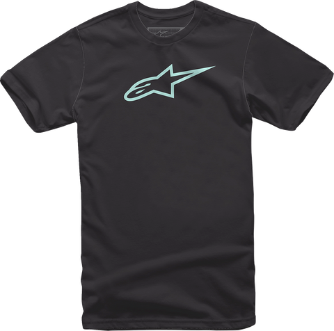 ALPINESTARS Ageless T-Shirt - Black/Mint - Medium 1032720301087M