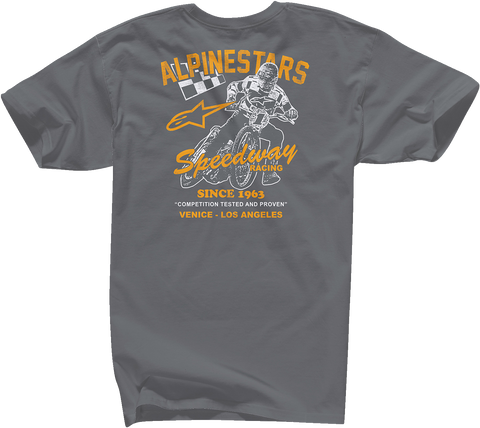 ALPINESTARS Speedway T-Shirt - Charcoal - XL 12137260018XL