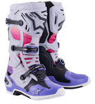 ALPINESTARS Limited Edition Daytona '23 Tech 10 Boots - Gray/Pink/Purple - US 12 2010020-9243-12