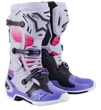 ALPINESTARS Limited Edition Daytona '23 Tech 10 Boots - Gray/Pink/Purple - US 10 2010020-9243-10