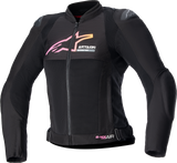 ALPINESTARS Stella SMX Air Jacket - Black/Yellow/Pink - Large 3316523-1439-L