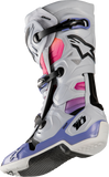 ALPINESTARS Limited Edition Daytona '23 Tech 10 Boots - Gray/Pink/Purple - US 8 2010020-9243-8