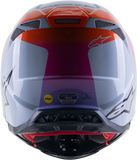 ALPINESTARS Supertech M10 Helmet - Daytona - MIPS - Haze Gray/Orange Fluo/Rhodamine - Large 8302423-9243-LG