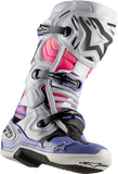 ALPINESTARS Limited Edition Daytona '23 Tech 10 Boots - Gray/Pink/Purple - US 12 2010020-9243-12