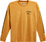 ALPINESTARS Sunday Long-Sleeve T-Shirt - Gold - Medium 12137184059M