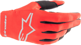 ALPINESTARS Youth Radar Gloves - Red/Silver - 2XS 3541824-385-2X