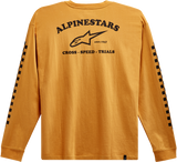 ALPINESTARS Sunday Long-Sleeve T-Shirt - Gold - XL 12137184059XL